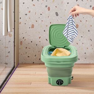 11 L Portable Mini Washer: Ideal for Travel, Baby Clothes, Toys-Includes US Plug